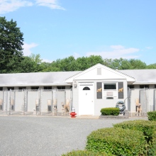Welcome to the Dog House Kennel! Drive on up to our main office for easy transportation of your furry-tailed friend.